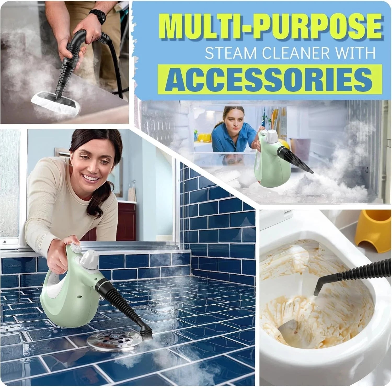 Steam cleaner, household high-pressure handheld steam cleaner 07FC0E-D4 - KOEEK [6]