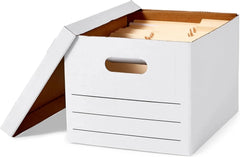 Storage and Documentation Box with Lid and Handles, Basic, 20-Piece, White 07FC0E-D4 - KOEEK [2]