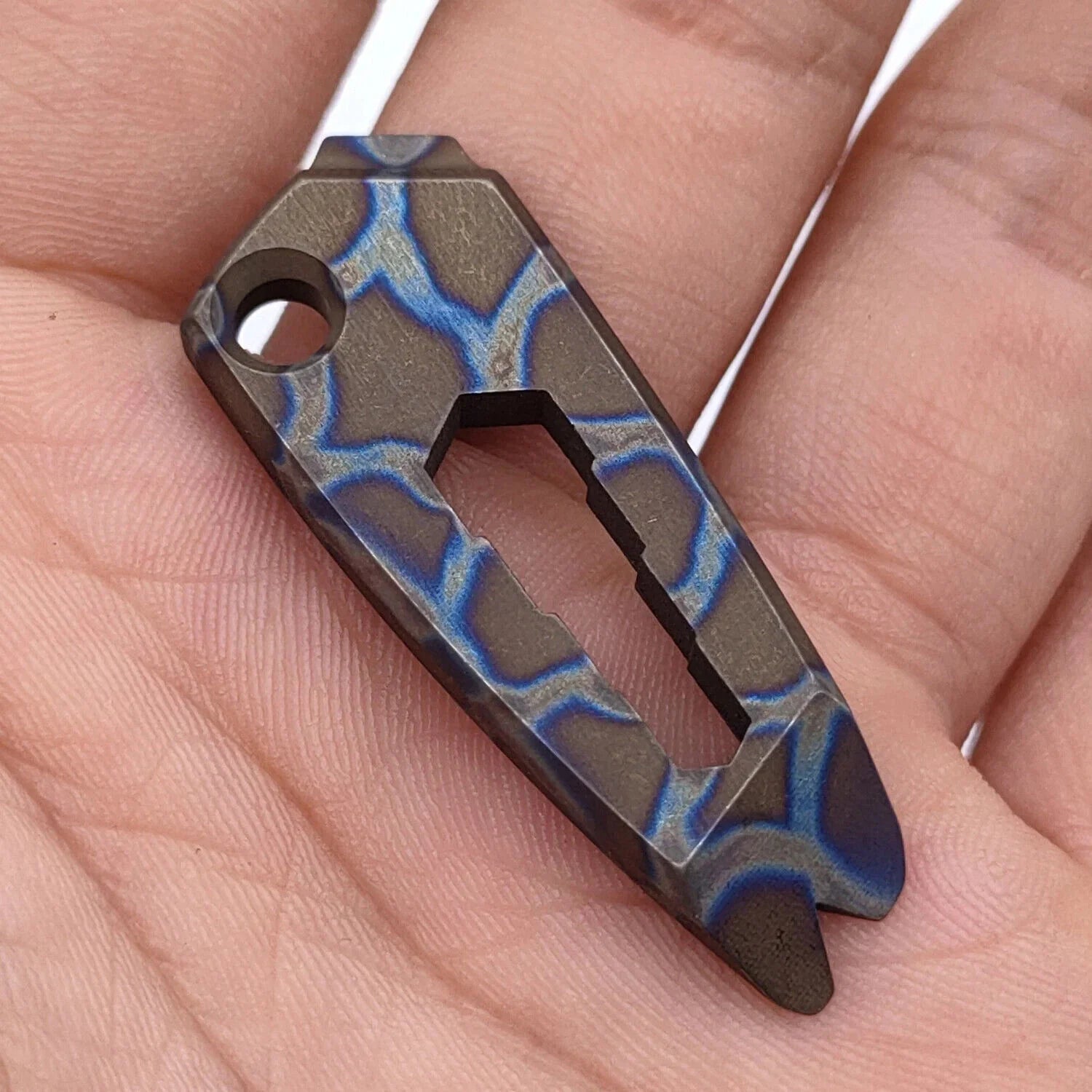 TC4 Titanium Alloy EDC Multi Tools Crowbar Pry Bar Outdoor Portable Screwdriver 07FC0E-D4 - KOEEK [6]