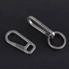 TC4 Titanium Alloy Keychain Backpack Hanging Buckle EDC Outdoor Key Carabiner 07FC0E-D4 - KOEEK [1]
