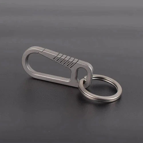 TC4 Titanium Alloy Keychain Backpack Hanging Buckle EDC Outdoor Key Carabiner 07FC0E-D4 - KOEEK [5]