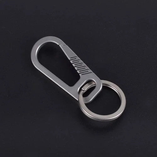 TC4 Titanium Alloy Keychain Backpack Hanging Buckle EDC Outdoor Key Carabiner 07FC0E-D4 - KOEEK [9]