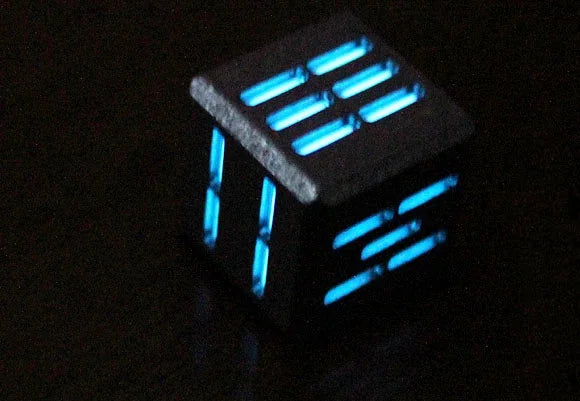 TC4 Titanium Alloy Luminous Dice Toy Chilled Red Wine Beer Dice Gift EDC Toys 07FC0E-D4 - KOEEK [8]