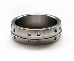 TC4 Titanium Alloy Ring CNC Made Men Women Finger Rings EDC Gift 07FC0E-D4 - KOEEK [2]