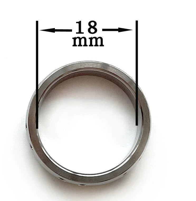TC4 Titanium Alloy Ring CNC Made Men Women Finger Rings EDC Gift 07FC0E-D4 - KOEEK [7]