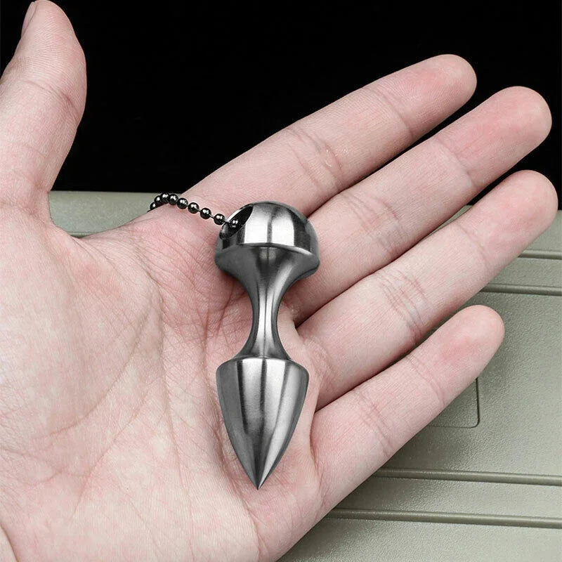 TC4 Titanium Alloy Waterproof Box keychain Necklace Pendant Outdoor EDC Tool 07FC0E-D4 - KOEEK [6]