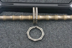 TC4 Titanium Outdoor Octagon EDC Key Ring Keychain Lightweight Hanging Buckle 07FC0E-D4 - KOEEK [3]