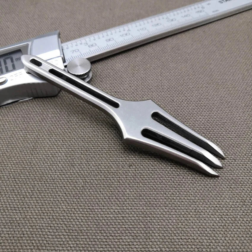 TC4 titanium Multifunction Crowbar Harpoon fork outdoor camping tool EDC 07FC0E-D4 - KOEEK [5]