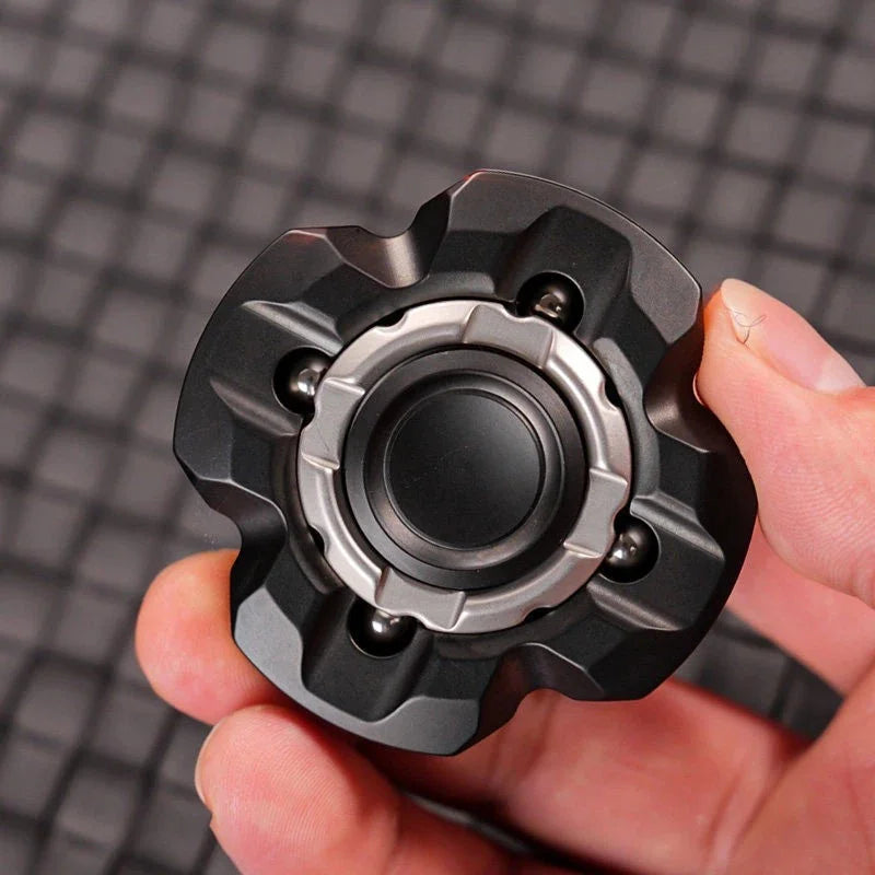 TQ Stainless Steel EDC Fidget Spinner - Stress Relief & ADHD Focus Toy 07FC0E-D4 - KOEEK [5]