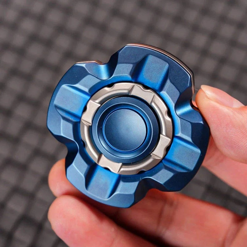 TQ Stainless Steel EDC Fidget Spinner - Stress Relief & ADHD Focus Toy 07FC0E-D4 - KOEEK [7]