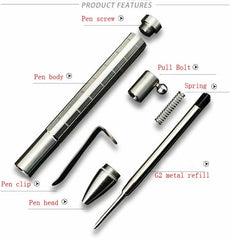 TWOSUN Titanium Alloy Pen Outdoors EDC Pen Write Ball-Point Signature Pen Gifts TWOSUN - KOEEK [4]