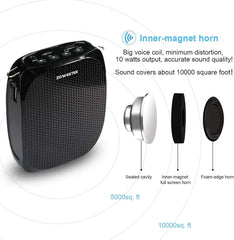Teacher's loudspeaker (with 2 microphones), portable speaker amplifier 07FC0E-D4 - KOEEK [3]