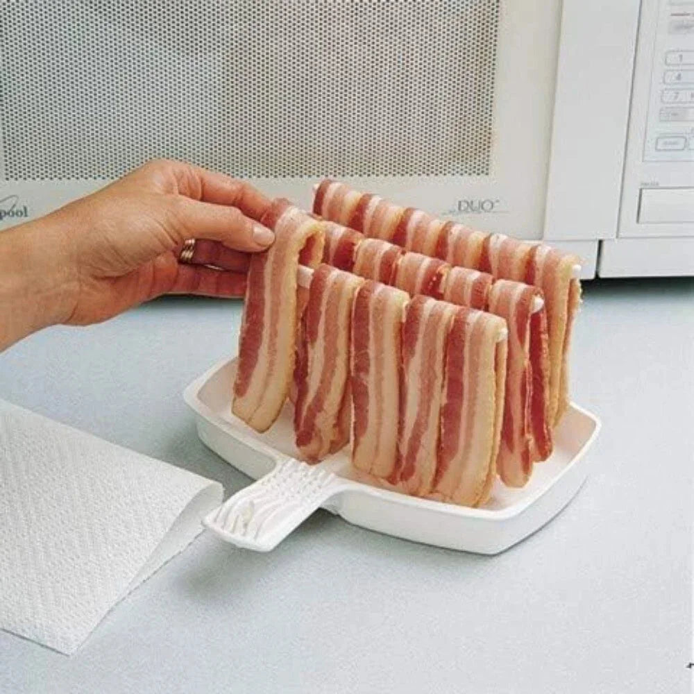 The  Makin Bacon Dish - Makes Crispy Bacon in Minutes - Simple, Quick, 07FC0E-D4 - KOEEK [1]