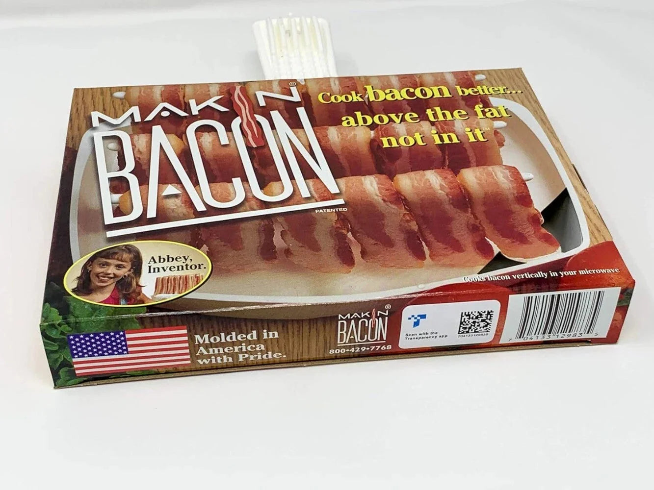 The  Makin Bacon Dish - Makes Crispy Bacon in Minutes - Simple, Quick, 07FC0E-D4 - KOEEK [3]