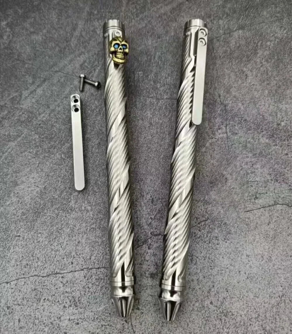 Titanium Alloy Bolt Pen Writing Mechanical Ballpoint Pen Outdoor EDC Multi-Tool 07FC0E-D4 - KOEEK [4]