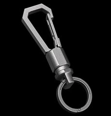 Titanium Alloy EDC Keychain w/ Keyring  Hanging Carabiner Buckle Multi Tool Gift 07FC0E-D4 - KOEEK [2]