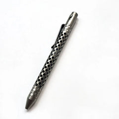 Titanium Alloy EDC Writing Pocket Pen Ballpoint Pen Hollow Signature Pen Gift 07FC0E-D4 - KOEEK [4]
