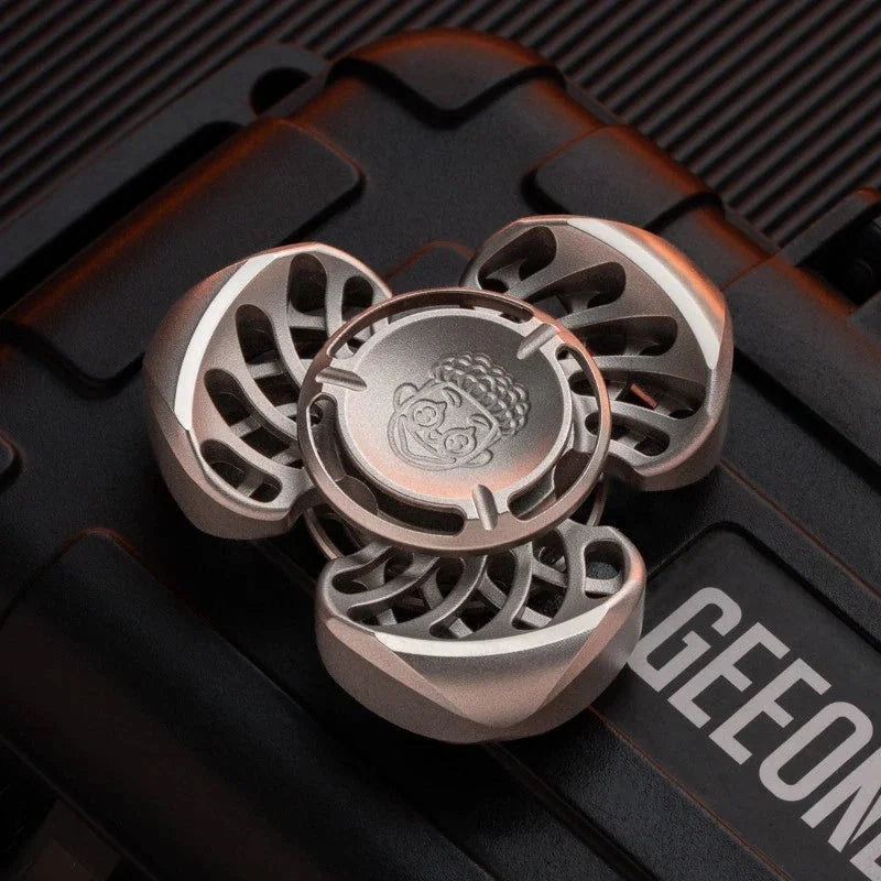 Titanium Alloy Fidget Spinner EDC Fidget Toy Anxiety Stress Relief Spinning Toy 07FC0E-D4 - KOEEK [2]