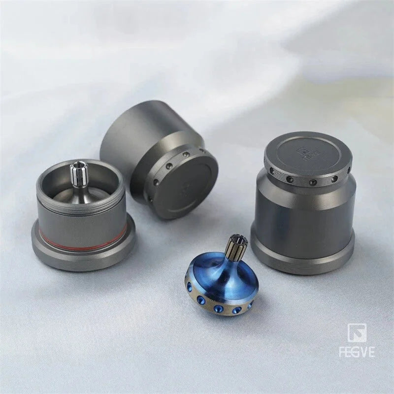 Titanium Alloy Gyro Fidget Spinner Ceramic Bead Hand Twist Spinning Top EDC Toys 07FC0E-D4 - KOEEK [7]