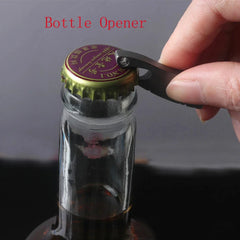 Titanium Alloy Kitchen Knife Key Bottle Opener Keychain Pendant EDC Carry Tool 07FC0E-D4 - KOEEK [3]