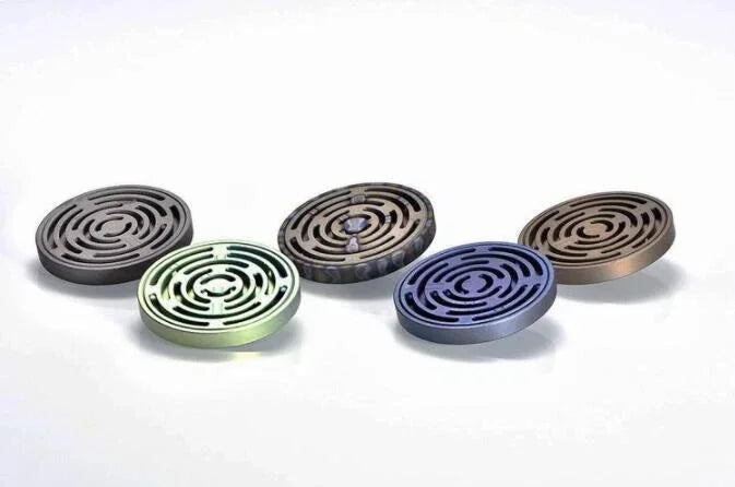 Titanium Alloy Maze Spinning Top Coin Hand Spinner Anti Stress EDC Fidget Toy 07FC0E-D4 - KOEEK [8]