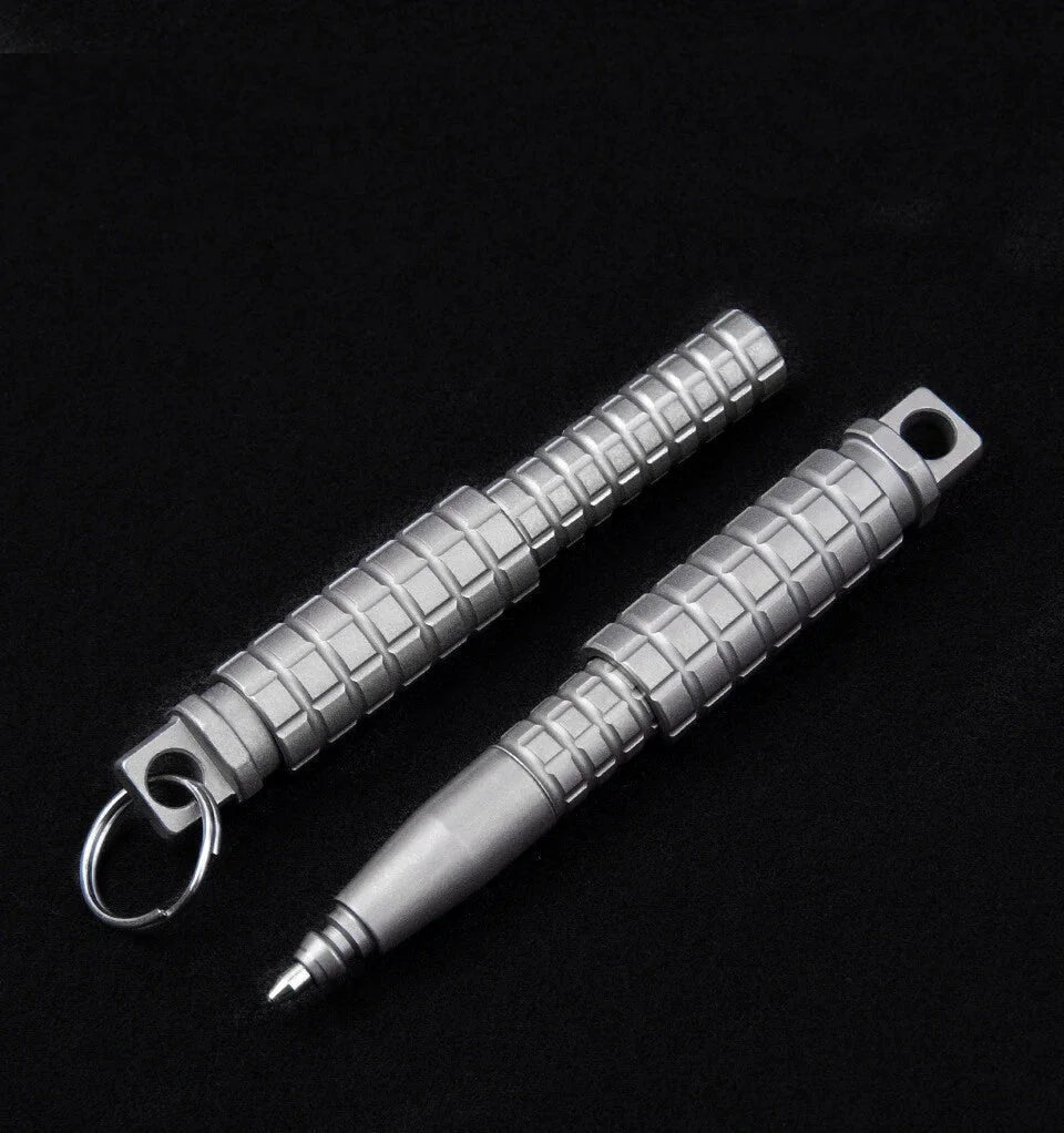 Titanium Alloy Mini Pocket Pen Outdoor EDC Tool Portable Keychain Ballpoint Pen 07FC0E-D4 - KOEEK [1]