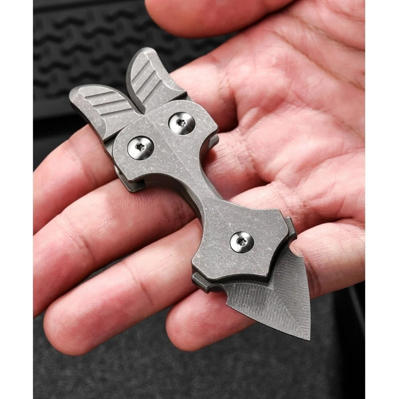 Titanium Alloy Multi-tool Toys EDC Pry Bar With Sheath Outdoor Camping Gear Gift 07FC0E-D4 - KOEEK [10]