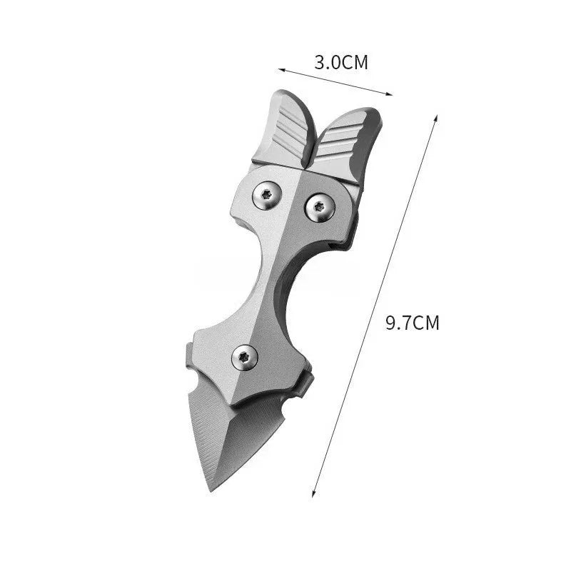 Titanium Alloy Multi-tool Toys EDC Pry Bar With Sheath Outdoor Camping Gear Gift 07FC0E-D4 - KOEEK [3]