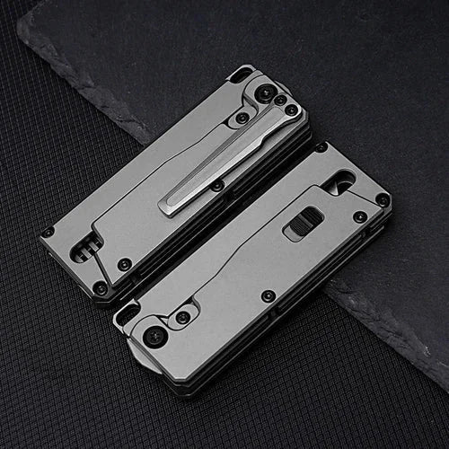 Titanium Alloy Pocket Folded Health Comb Combing Hair Outdoor EDC Multi Tools 07FC0E-D4 - KOEEK [7]