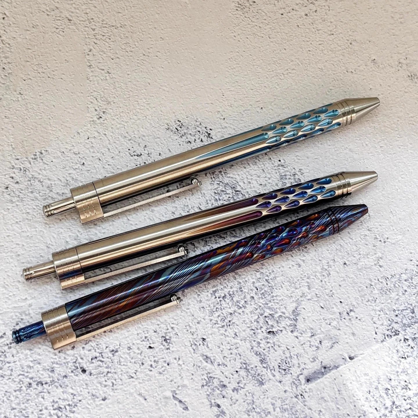 Titanium Alloy Pocket Mechanical Pencil Student Drawing Pens Office Stationery 07FC0E-D4 - KOEEK [9]