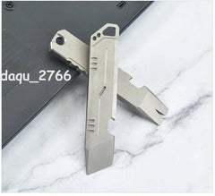 Titanium Alloy Pocket Pry Bar Crowbar Opener Portable Outdoor EDC Multi Tool 07FC0E-D4 - KOEEK [3]