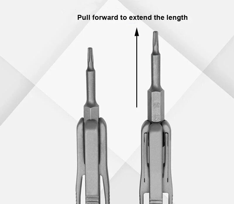 Titanium Alloy Pocket Screwdriver Cross Bit Portable Outdoor Gadget EDC Tools 07FC0E-D4 - KOEEK [7]