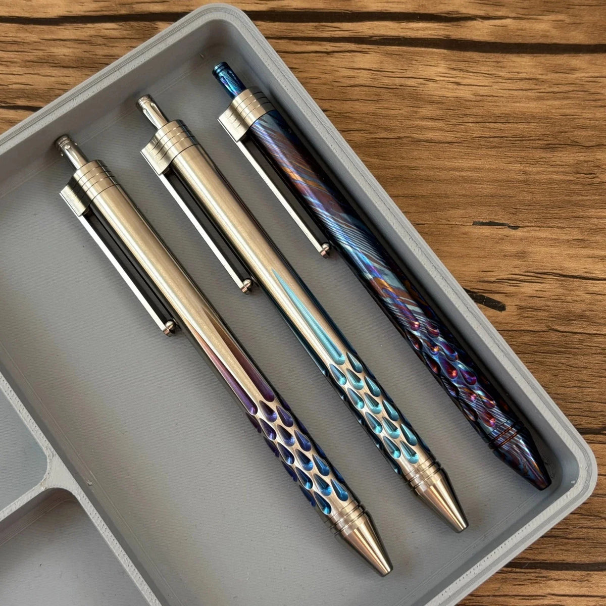 Titanium Ballpoint Pen EDC Pocket Pen Office Business Writing Signature Gift 07FC0E-D4 - KOEEK [1]