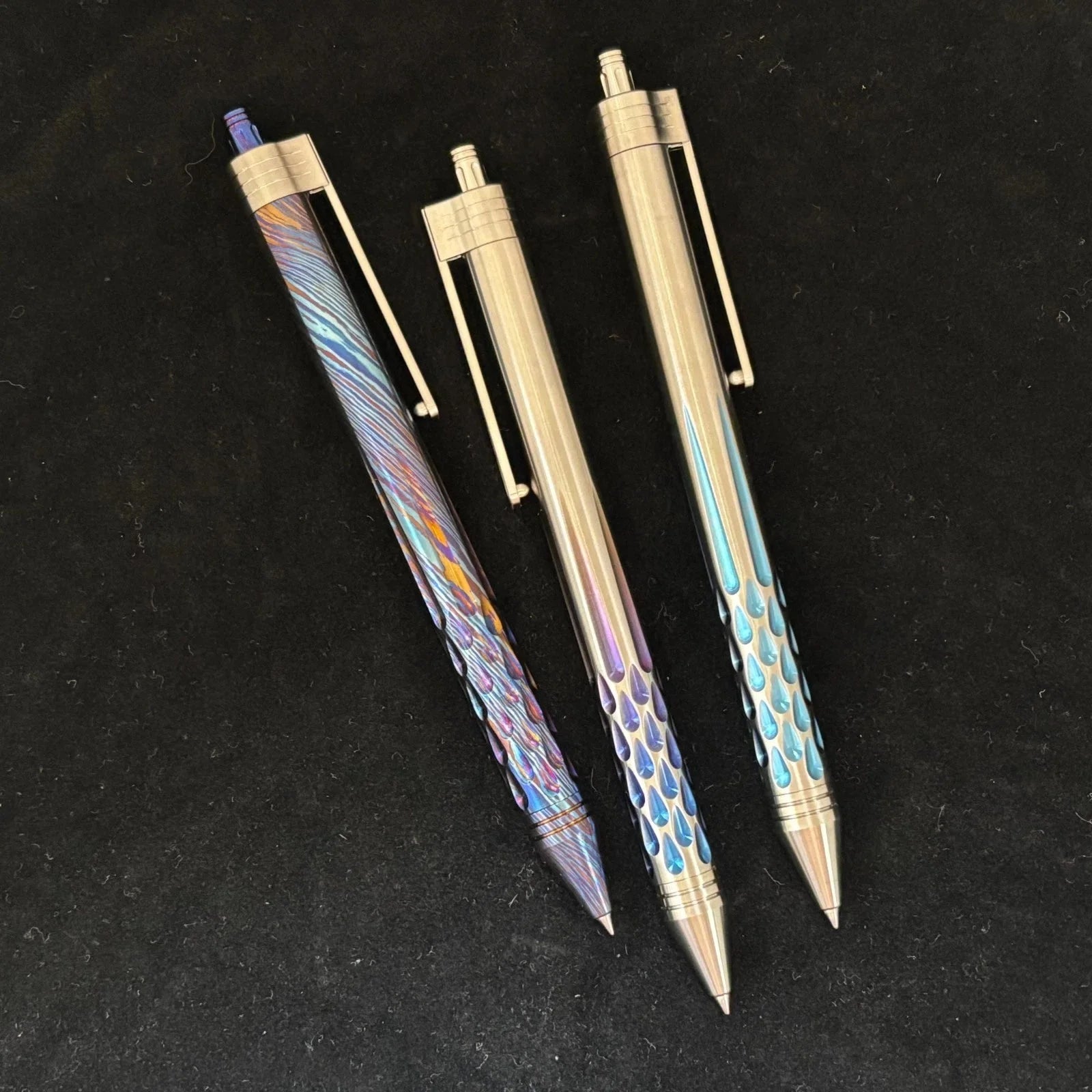 Titanium Ballpoint Pen EDC Pocket Pen Office Business Writing Signature Gift 07FC0E-D4 - KOEEK [3]