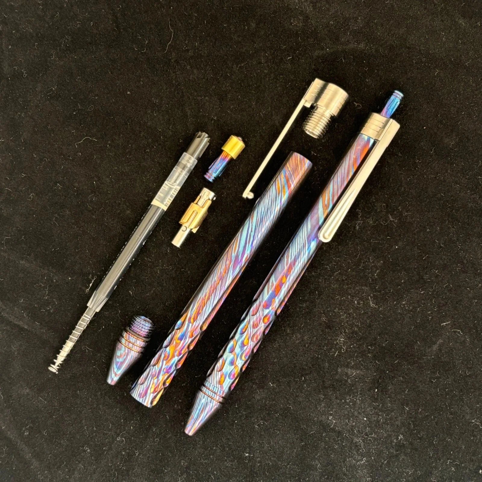 Titanium Ballpoint Pen EDC Pocket Pen Office Business Writing Signature Gift 07FC0E-D4 - KOEEK [5]