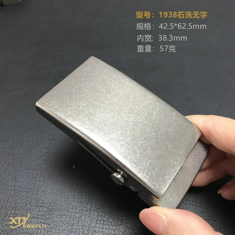 Titanium Belt Buckle Anti-allergic Automatic Belt Buckles Fits For 35mm Belt 07FC0E-D4 - KOEEK [5]