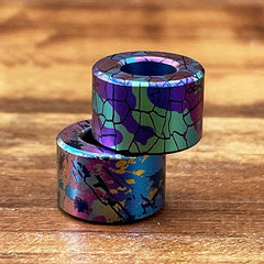 Titanium Colorful Cylinder Pendant Lanyard Bead EDC Paracord Bead Zipper Head EDC - KOEEK [2]