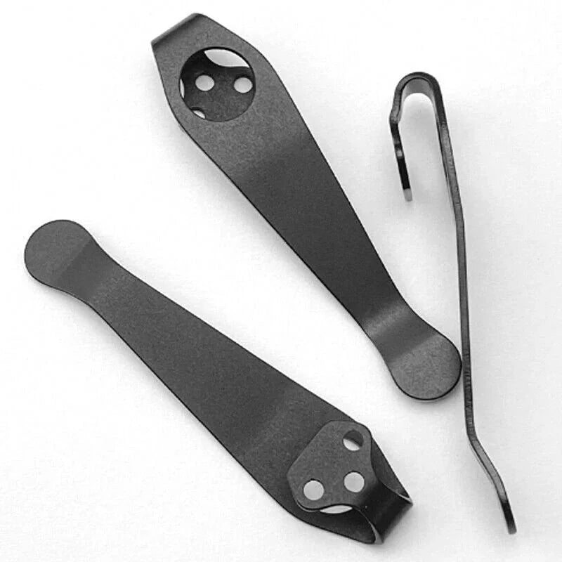 Titanium Deep Carry Pocket Back Clip for Cold Steel Hold Out Ti Lite 26SP Knifes 07FC0E-D4 - KOEEK [3]