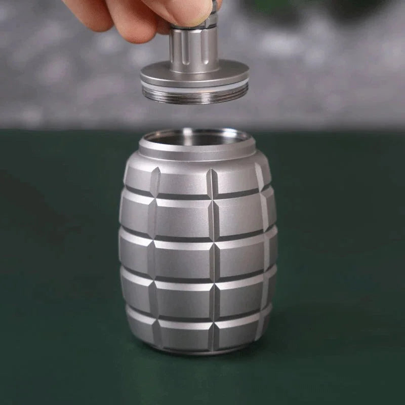 Titanium Flagon Pocket Hip Flask Whiskey Wine Container Screw Cap Flagon 100ML 07FC0E-D4 - KOEEK [1]