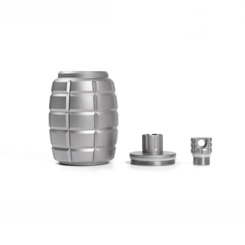 Titanium Flagon Pocket Hip Flask Whiskey Wine Container Screw Cap Flagon 100ML 07FC0E-D4 - KOEEK [7]