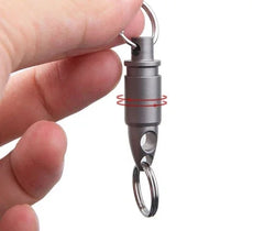 Titanium Insert Buckle Gimbal Ring Portable Double Keychain Tool Pendant EDC 07FC0E-D4 - KOEEK [2]