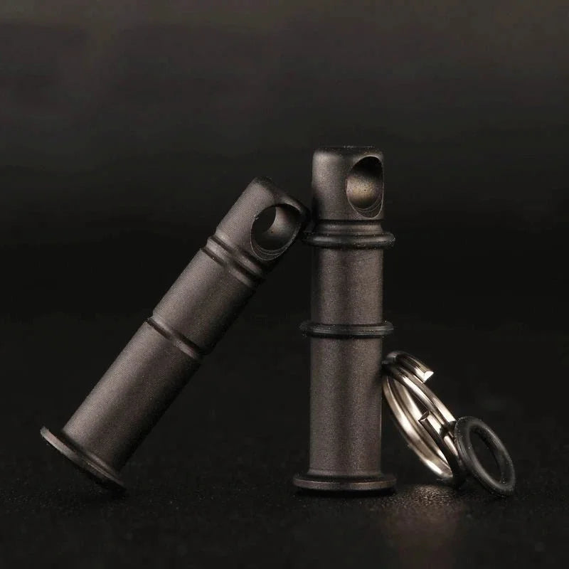 Titanium Lanyard Bead Bolt Holder Keychain Necklace Pendant DIY with Split Ring 07FC0E-D4 - KOEEK [10]