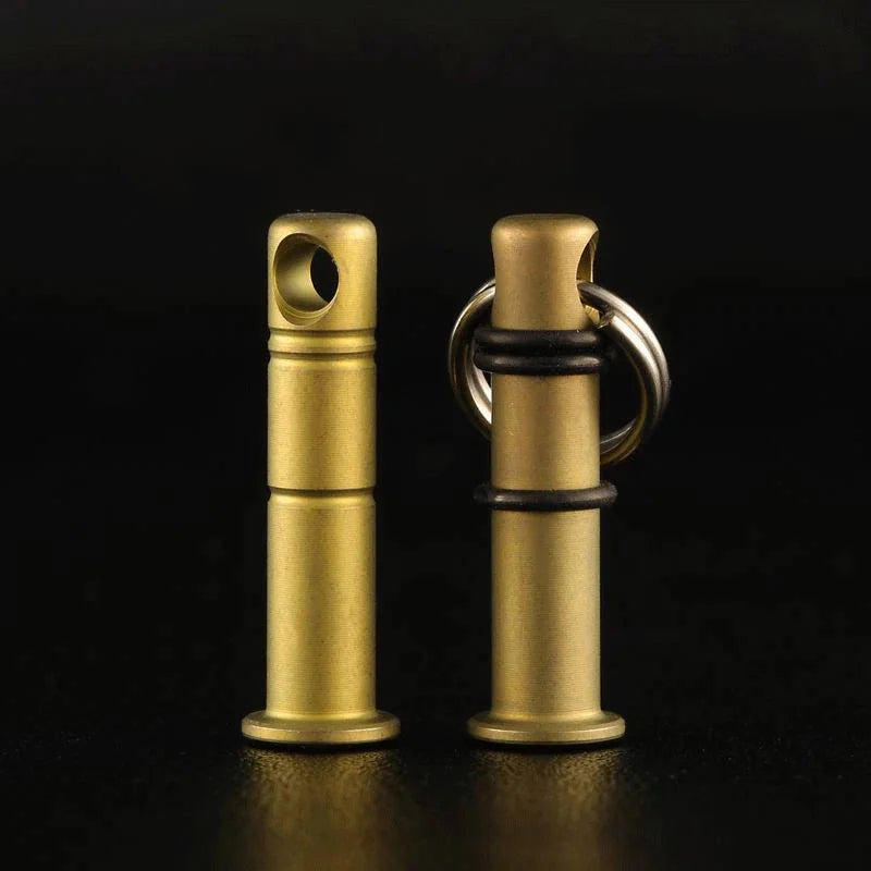 Titanium Lanyard Bead Bolt Holder Keychain Necklace Pendant DIY with Split Ring 07FC0E-D4 - KOEEK [8]