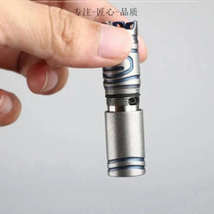 Titanium Outdoor Camping mini edc LED Survival Flashlight Keychain 07FC0E-D4 - KOEEK [3]