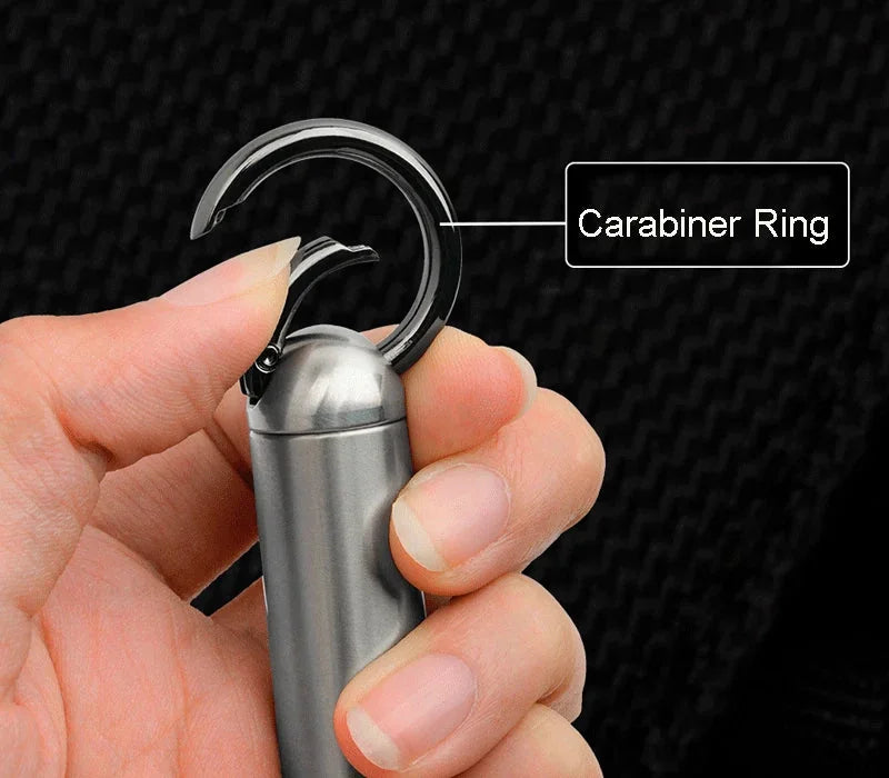 Titanium Pill Holder Container Organizer Case Waterproof Box Portable Keychain 07FC0E-D4 - KOEEK [6]