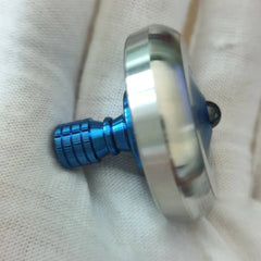 Titanium Stainless Steel Spinning Top Finger Spinner Ceramic Bead Fidget EDC Toy 07FC0E-D4 - KOEEK [1]