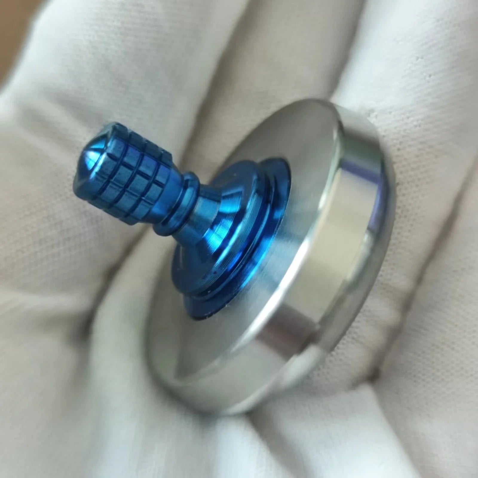 Titanium Stainless Steel Spinning Top Finger Spinner Ceramic Bead Fidget EDC Toy 07FC0E-D4 - KOEEK [6]