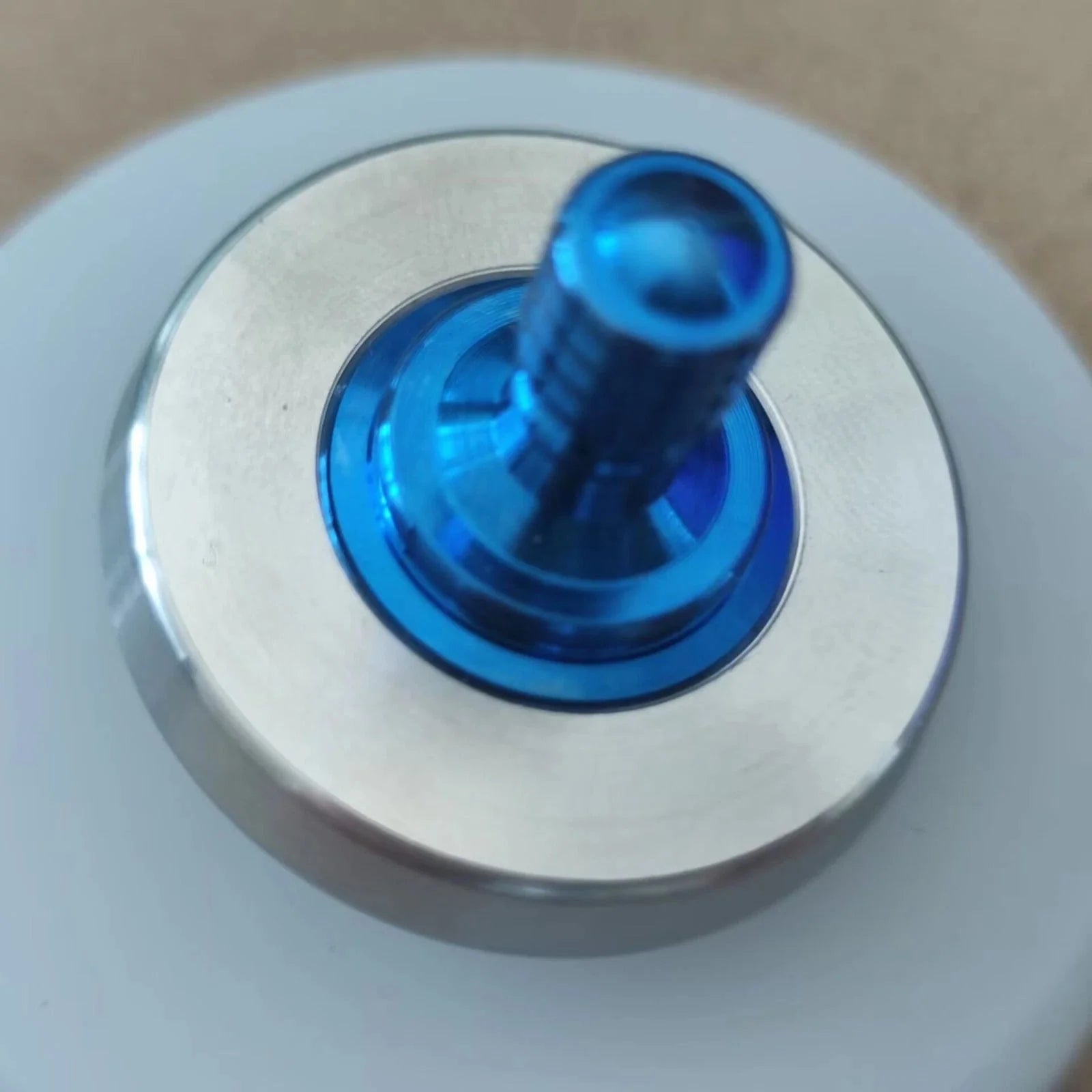 Titanium Stainless Steel Spinning Top Finger Spinner Ceramic Bead Fidget EDC Toy 07FC0E-D4 - KOEEK [8]