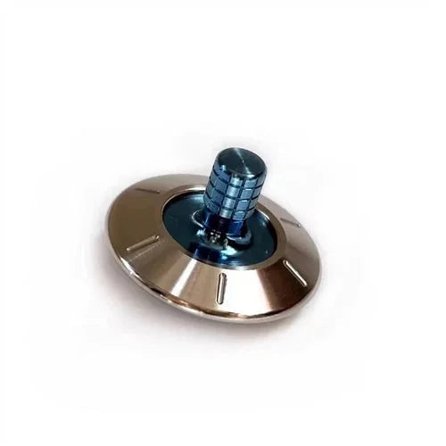 Titanium Stainless Steel Spinning Top Gyroscope Gyro Desktop Fidget Toy EDC Gift 07FC0E-D4 - KOEEK [5]