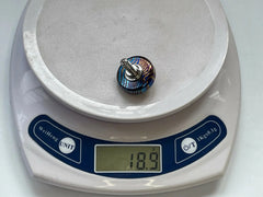 Titanium+Tima Damascus Hand Twisting Spinning Top Gyro Gyroscope Spinner EDC Toy 07FC0E-D4 - KOEEK [3]